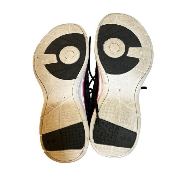 Ryka Divine Black and Pink Lace Up Sneakers - Picture 5 of 6